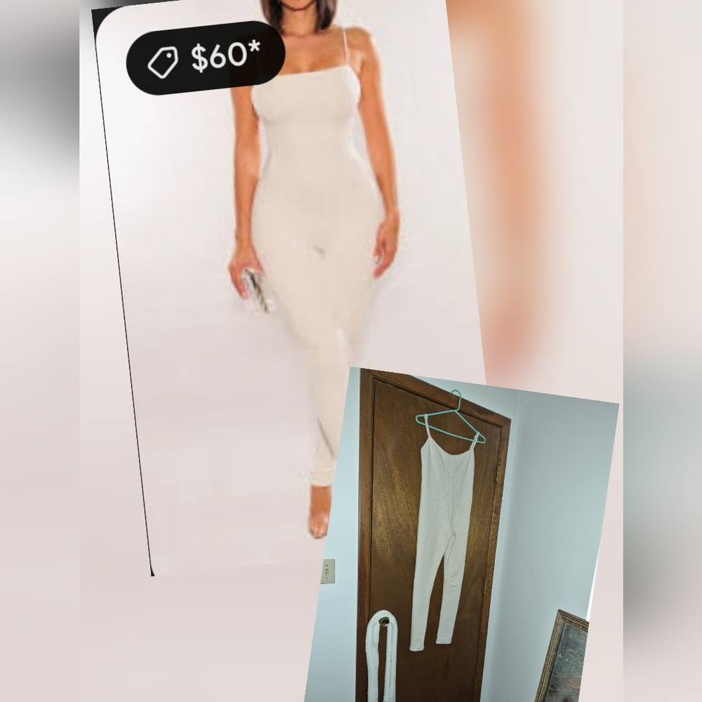 Elegant Cream Jumpsuit